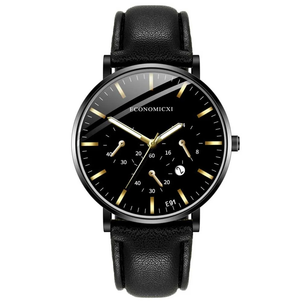 Watches For Men Busine Luxury Sports Watch Analog Leather Quartz Mens Watches Automatic Mechanical Relojes De Pulsera De Cuarzo