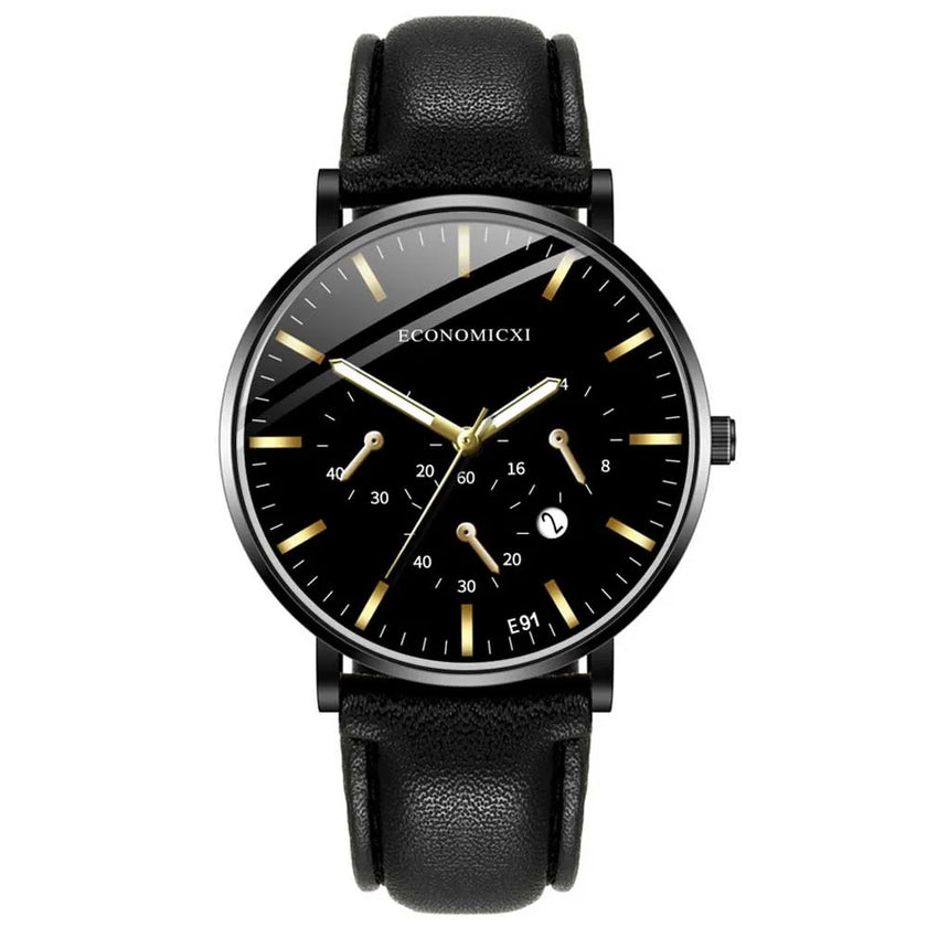 Watches For Men Busine Luxury Sports Watch Analog Leather Quartz Mens Watches Automatic Mechanical Relojes De Pulsera De Cuarzo