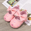 Baby Shoes Classic Dress Cute Bow-knot Heart Anti-slip Soft Sole First Walkers Infant Baby Girls Toddler Shoes 0-18m