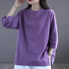 Women T-shirt Spring and Summer New Simplicity Versatile Casual Commuting Fashion 3/4 Sleeve Elegant Solid Color Short Sleeve