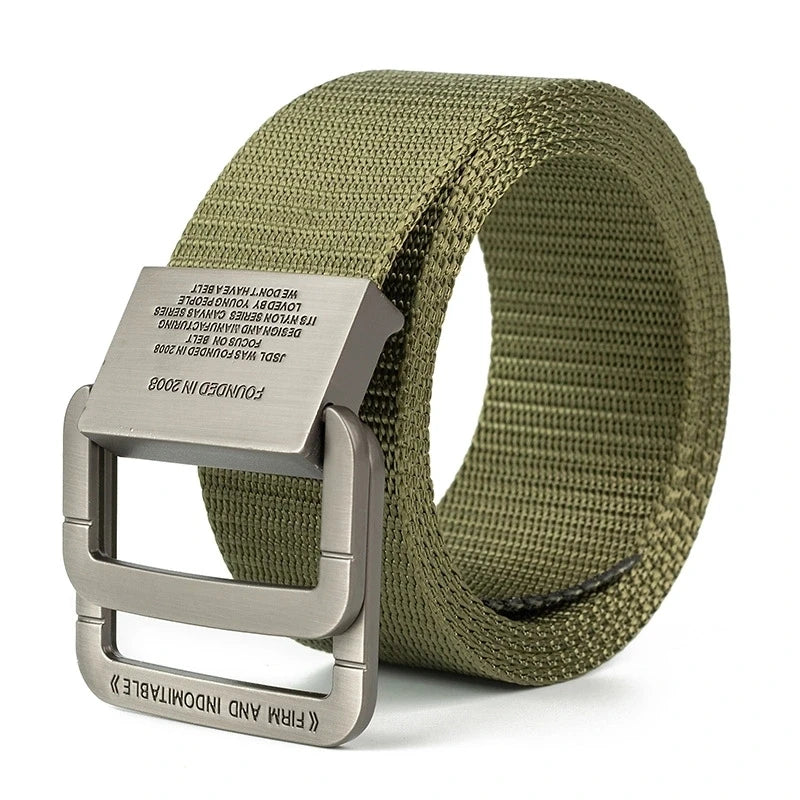 Men Belts Automatic Buckle Metal Webbing Belts for Men Canvas Nylon High Quality Strap Casual Sports Students