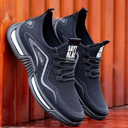 Men Tennis Shoes 2025 Hot Sale Breathable Non-slip Platform Fashion New Korean Running Shoes Black Sneakers Shoes for Outdoor