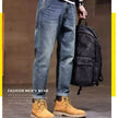 Jeans men's 2025 new summer thin style trendy brand straight tube loose men's pants casual sports pants