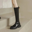 2024 New Women Boots   Boots-Women Female Shoes Winter Footwear Over-the-Knee Genuine Leather High Heel Rubber