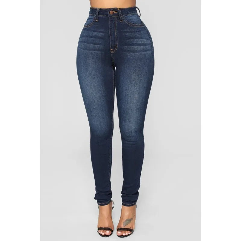 Slim Jeans for Women Skinny High Waist Trousers Jeans Women Black Denim Pencil Pants Stretch Women Jeans Pants Calca Jeans