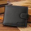 Wallet men's clip-on cowhide wallet men's 2023 coin purse small clutch bag men's coin purse coin purse short wallet