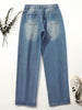 Summer New Women's Jeans Loose Casual Versatile Simple Slim Multi Button Denim Straight Leg Trousers Ankle Length Pants TC010200