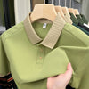 Men's Short Sleeved Luxury Quality Solid Color Polo Shirt Designer Summer Fashion Casual Breathable Lapel T-Shirt Top Men's Wear