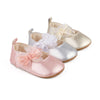 ma&baby 0-18M Baby Girl Shoes Newborn Infant Toddler Baby Princess Shoes Tulle Floare Pu Leather First Walkers
