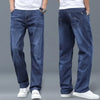 Jeans Men's Summer Straight Leg Loose Large Leg Autumn Thick Wear-resistant Men's Casual Pants Korean Trousers