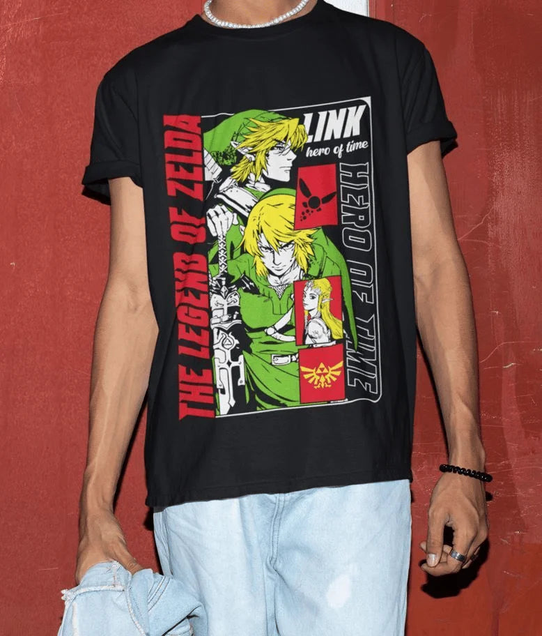 The Legend of T-shirt Link To The Past Graphic Print Gift Shirt All Size