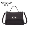 Ladies Cowhide Bags Shoulder Crossbody Bags Female  Genuine Leather Tote Vintage Commuter Women Small Square Bag Luxury Designer