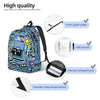 Brawleds Funny Game Backpack for Men Women Casual High School Business Daypack Laptop Shoulder Bag with Pocket