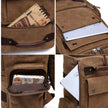 Men's Backpack Vintage Canvas Backpack School Bag Men's Travel Bags Large Capacity Backpack Laptop Backpack Bag Rucksack