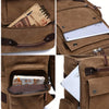 Men's Backpack Vintage Canvas Backpack School Bag Men's Travel Bags Large Capacity Backpack Laptop Backpack Bag Rucksack