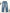Summer New Women's Jeans Loose Casual Versatile Simple Slim Multi Button Denim Straight Leg Trousers Ankle Length Pants TC010200