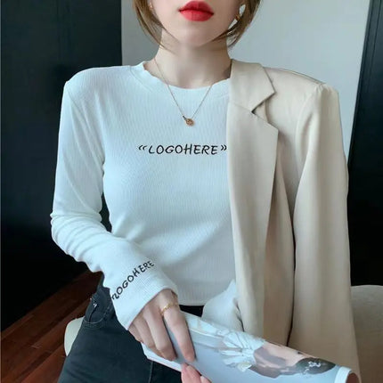 T-shirt Woman Designer Tees New In Cute Slim Emo Elegant Pulovers Cartoon Aesthetic Clothing Comfortable Offe Sale Women's Top