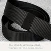 Men Belts Automatic Buckle Metal Webbing Belts for Men Canvas Nylon High Quality Strap Casual Sports Students