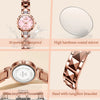 JSDUN Elegant Luxury Watches for Women High Quality Original Tungsten Steel Waterproof Quartz Fashion Trend Design Ladies Watch