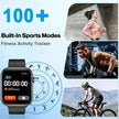 2025 New Smartwatch For Men Android IOS Phone 1.73