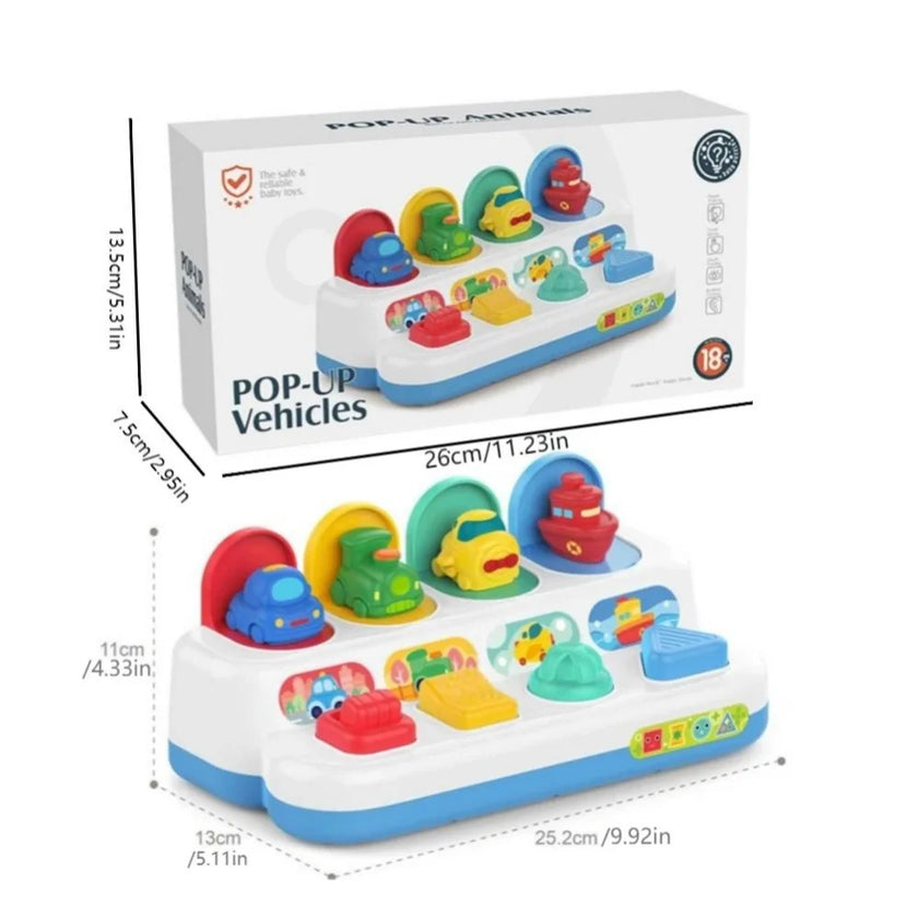 Interactive Activity Sensory Toy for Babies Cause and Effect Toy Baby Development Games Montessori Educational Learning Toys