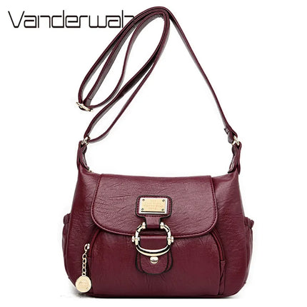 Ladies Luxury Brand Handbags Sac A Main Crossbody Bags for Women 2024 Leather Shoulder Bags Female Messenger Bag Soft Flap Bag