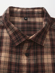 New Men's Dress Shirt Fashion with Left Pocket No Ironing Wrinkle Resistant Classic Solid Color Business Formal Social Shirt 3XL
