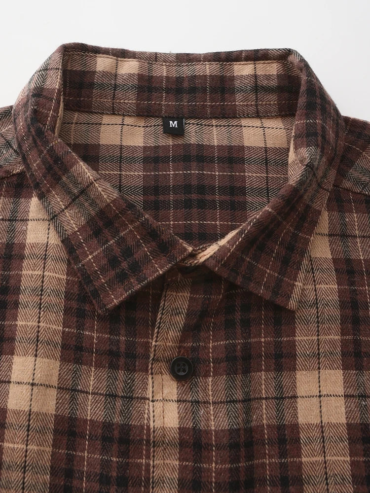 New Men's Dress Shirt Fashion with Left Pocket No Ironing Wrinkle Resistant Classic Solid Color Business Formal Social Shirt 3XL