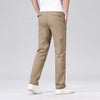 Men's Classic Style Straight Casual Pants Fashion Business Brand Comfortable Solid Color Anti-wrinkle Trousers Male Clothes