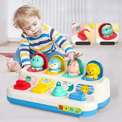 Interactive Activity Sensory Toy for Babies Cause and Effect Toy Baby Development Games Montessori Educational Learning Toys