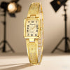 Top Brand Ladies Watch Reloj Mujer Luxury Gold Silver Square Quartz Watches for Women Fashion Elegant Woman Watch Clock Gift