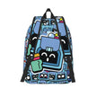 Brawleds Funny Game Backpack for Men Women Casual High School Business Daypack Laptop Shoulder Bag with Pocket
