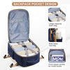 Men Travel Backpack  Airplane Bag Hand Luggage Multifunction Daybacks Carry-Ons Laptop Backpack Women Cabin Bags, Shool Backpack