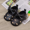 Baby Shoes Classic Dress Cute Bow-knot Heart Anti-slip Soft Sole First Walkers Infant Baby Girls Toddler Shoes 0-18m