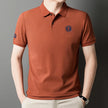 The 2025 new men's top POLO shirt is comfortable for work, meetings, casual outdoor, breathable, sweat-absorbent, simple and ele