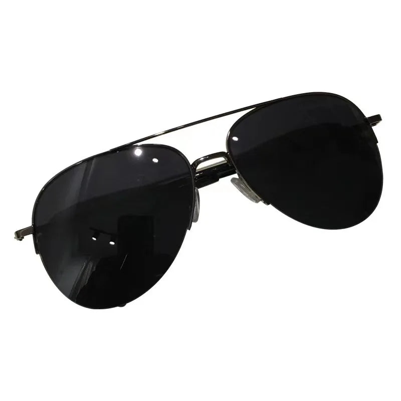 Brown Sunglasses For Men, High-end Polarized Sunglasses For Driving, Large Frame, Large Face Sunshade