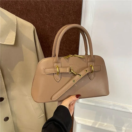 Popular Shoulder Bag for Ladies - Leather Crossbody Handbag By Famous Designer with Classic Elegant Design