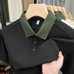 Men's Short Sleeved Luxury Quality Solid Color Polo Shirt Designer Summer Fashion Casual Breathable Lapel T-Shirt Top Men's Wear