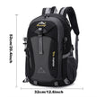 Men's and women's travelling shoulder bag large capacity hiking backpack waterproof outdoor mountaineering bag sports backpacks