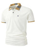 Polo de verano masculino europeo, camiseta de manga corta con solapa masculina, ropa callejera casual, camiseta para correr