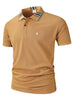 Polo de verano masculino europeo, camiseta de manga corta con solapa masculina, ropa callejera casual, camiseta para correr