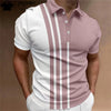 Fashion Polo Shirt For Men 3d Stripe T-Shirt Tops Summer Short Sleeve High Quality Polo Shirts Black Tees Casual men's Clothes