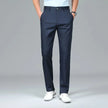 Casual Pants Men's Spring Summer Bamboo Fiber Solid Color Business Casual Fashion Straight Formal Suit Long Trousers Male
