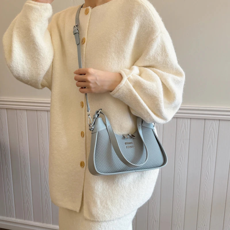 High-Quality Leather Crossbody Bag For Ladies - Elegant Shoulder Handbag With Removable Strap, Perfect Gift For Fashion Women