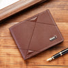 New Men's Wallet, Male, Short, Multi-Card, Fashion, Casual, Wallet, Male, Youth, Thin, Tri-Fold, Horizontal, Soft Bag