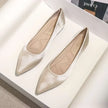 Ladies Footwear Low Heel Elegant Office Non Slip Women's Flat Shoes Casual Summer 2024 Comfortable Young Social 2025 New In