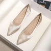 Ladies Footwear Low Heel Elegant Office Non Slip Women's Flat Shoes Casual Summer 2024 Comfortable Young Social 2025 New In