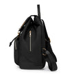 Ladies' Double-shoulder Bag Retro Top Zipper Travel Backpack Student Schoolbag Casual Simple Bag Solid Color. Suitable for ladie