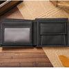 Wallet men's clip-on cowhide wallet men's 2023 coin purse small clutch bag men's coin purse coin purse short wallet