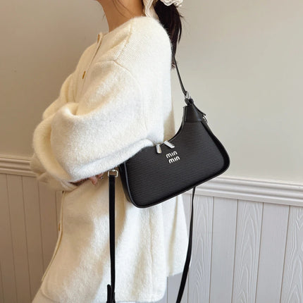 High-Quality Leather Crossbody Bag For Ladies - Elegant Shoulder Handbag With Removable Strap, Perfect Gift For Fashion Women